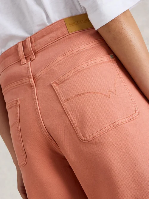 7/8-Jeans Tia mit weitem Bein - Mid Orange - 40/R Image 3