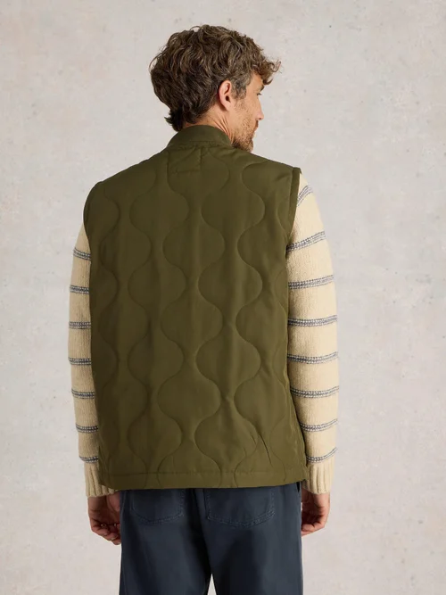 Gilet matelassé Tenby - Khaki Grn - XXXL Image 4