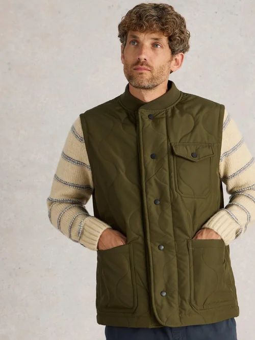 Gilet matelassé Tenby - Khaki Grn - XXXL Image 3