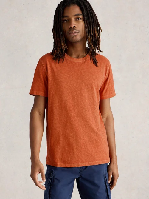T-Shirt À Manches Courtes Abersoch - Dk Orange - XXXL Image 3