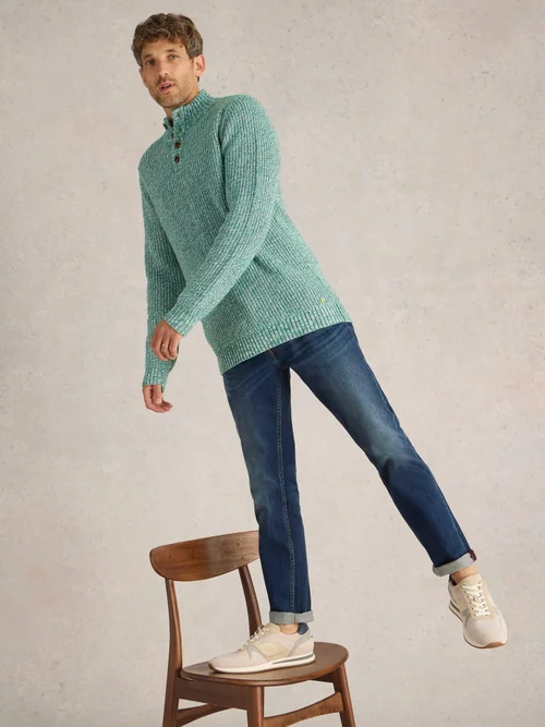 Rye Twisted à col boutonné - Green Mlt - XXL Image 1
