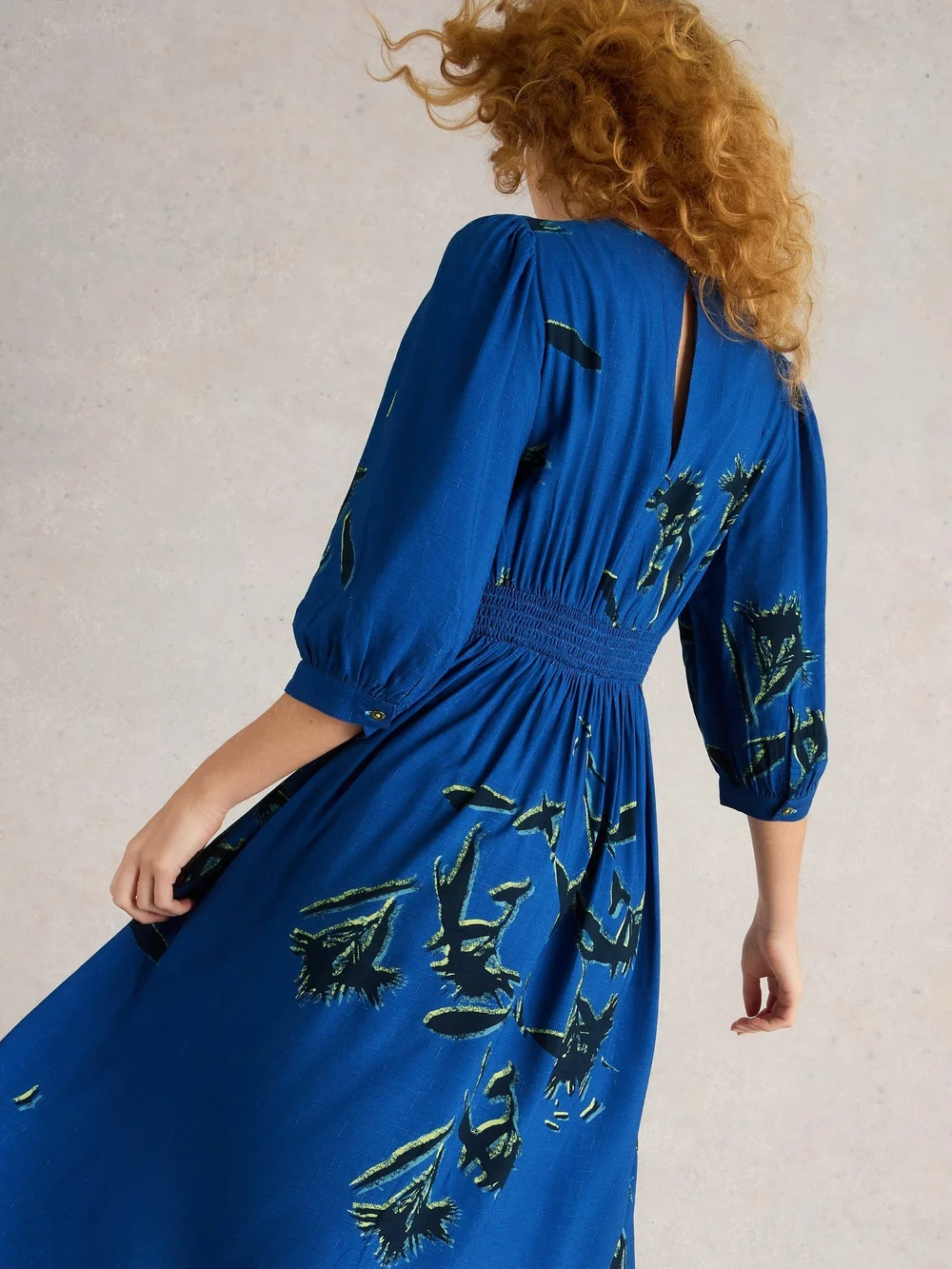 Robe midi Lucy - Blue Pr - 52/R Image 1