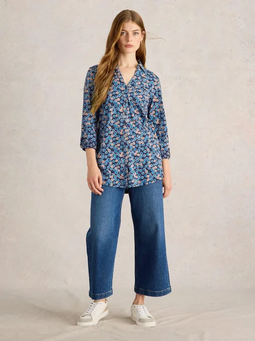 CHEMISE ANNIE LONGUE - Blue Pr - 52 Image 2