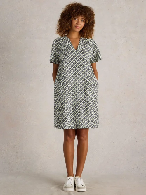 Robe Lindsay en lin mélangé - Ivory Pr - 52/R Image 2