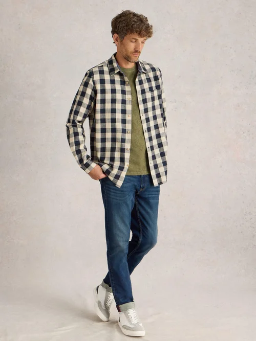 Chemise à manches longues à carreaux Buffalo - Navy Multi - XXXL Image 2