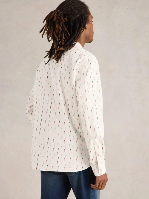 Chemise imprimée cyclisme - White Pr - XXL Image 4