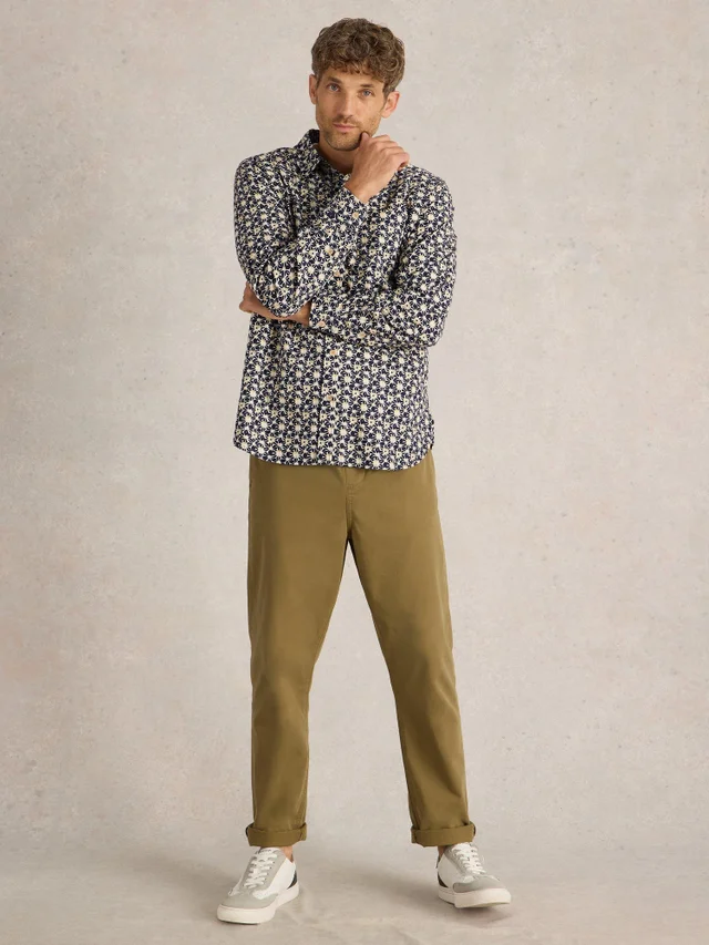 Chemise imprimée Fuji Flower