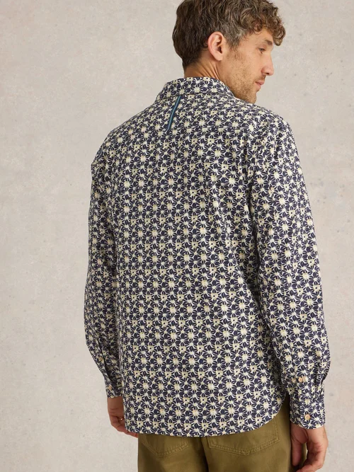 Chemise imprimée Fuji Flower - Navy Pr - XXXL Image 4