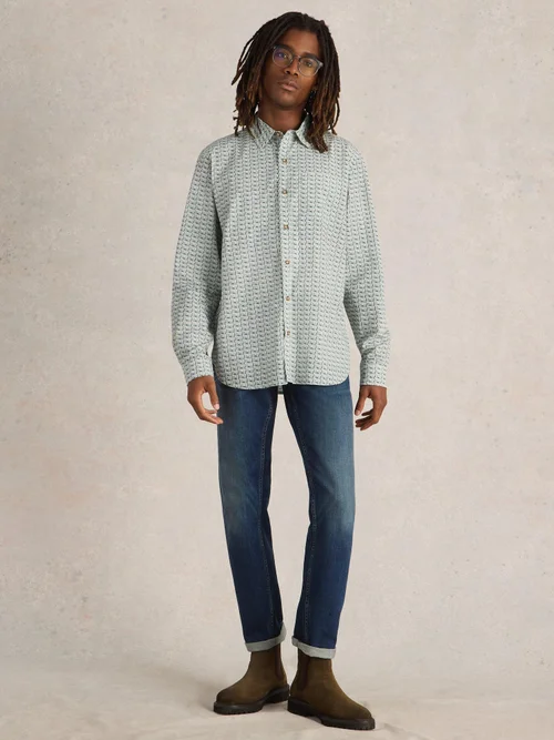 Chemise imprimée cassette - White Pr - XXXL Image 2