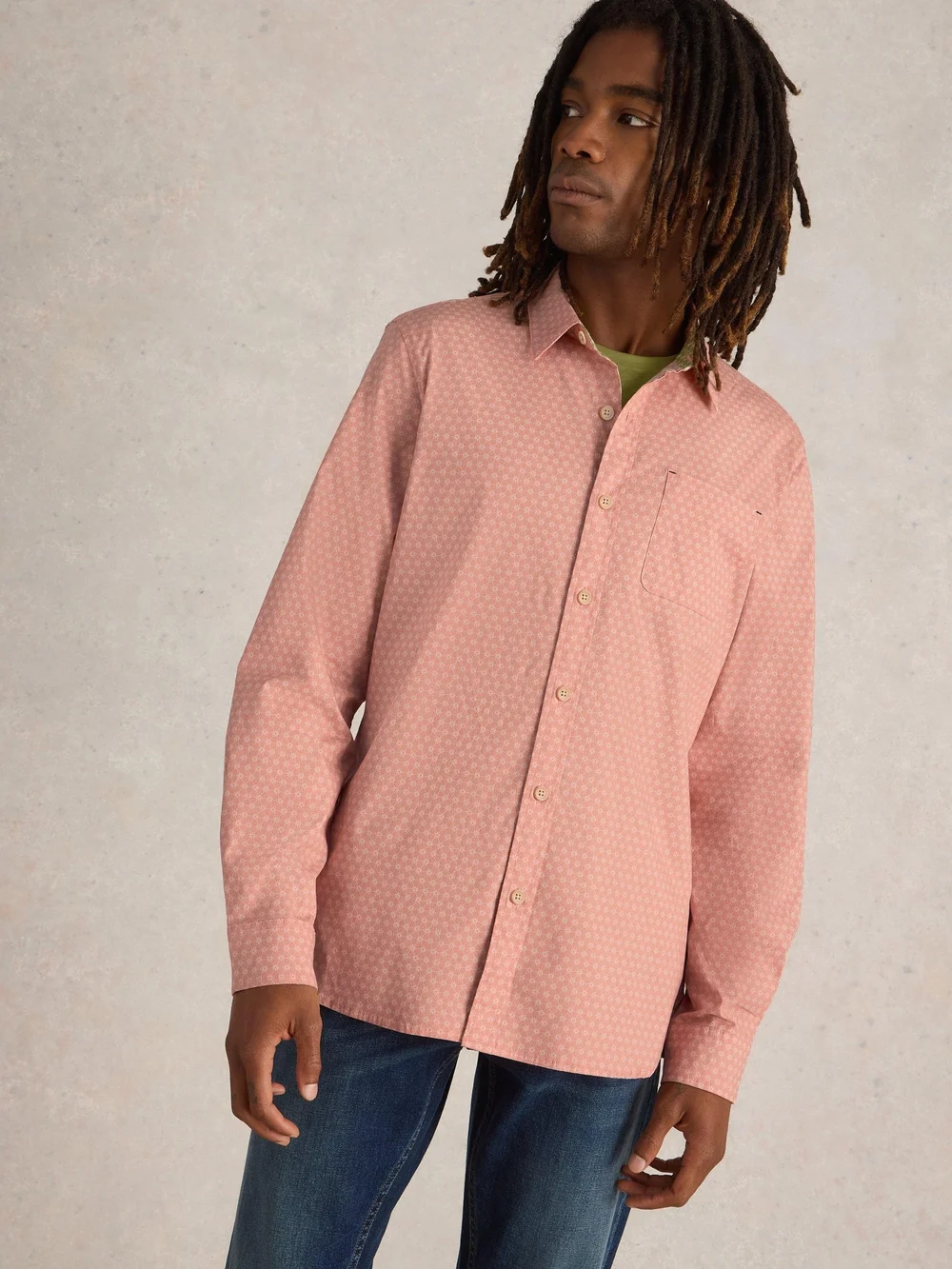 Chemise imprimée mini fleurs - Pink Pr - XXXL Image 1