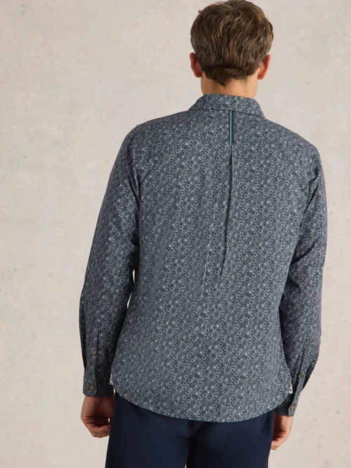 Chemise imprimée pneus de vélo - Navy Pr - XXXL Image 4