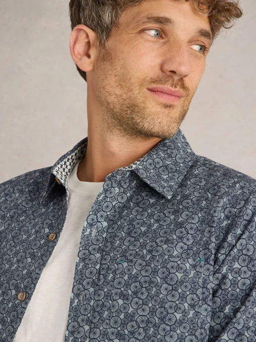 Chemise imprimée pneus de vélo - Navy Pr - XXXL Image 3