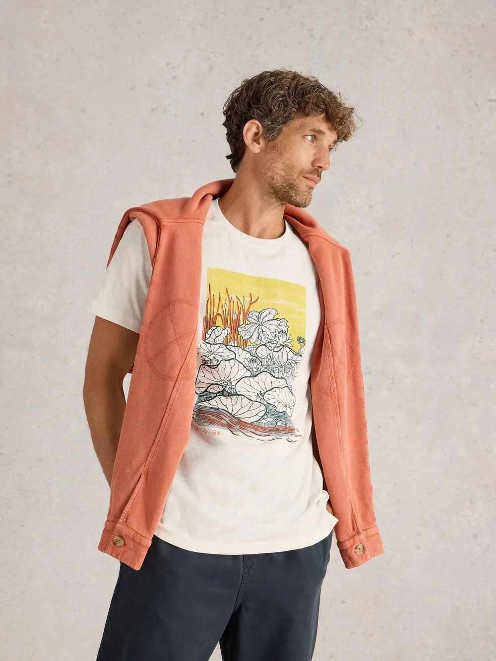 T-shirt graphique Lilypad - White Pr - XL Image 1
