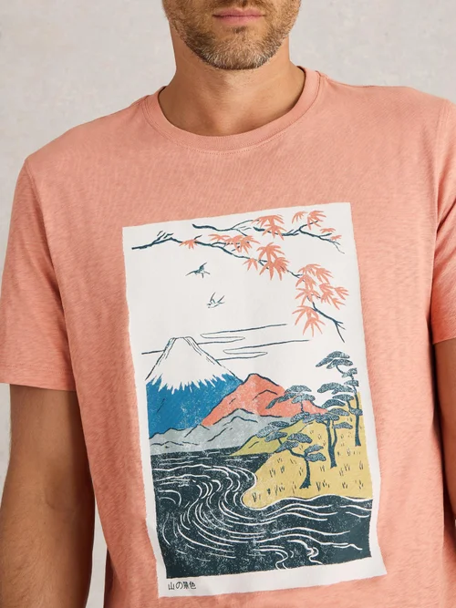 T-shirt graphique montagne - Pink Pr - XXXL Image 3