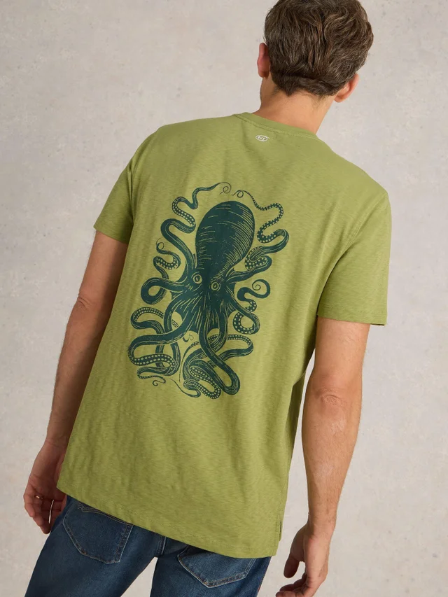 T-shirt graphique pieuvre