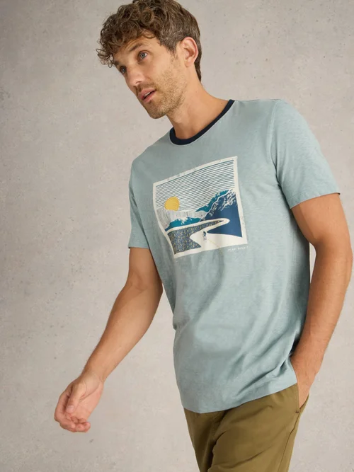 T-shirt graphique Peak Pedals - Blue Pr - XXXL Image 3