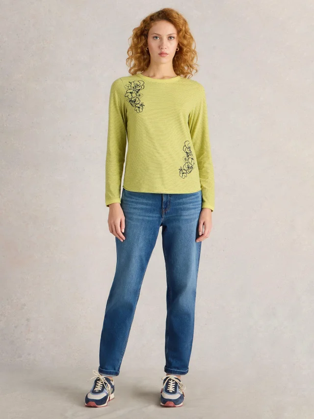 T-SHIRT CLARA LS BRODÉ