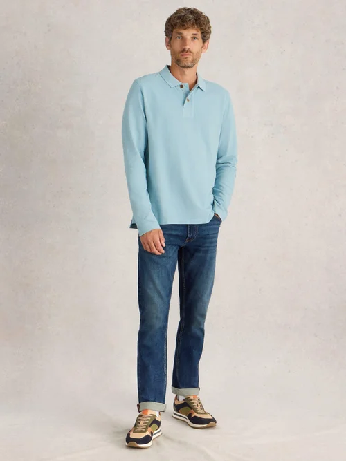 Polo utilitaire LS - Lgt Blue - S Image 2