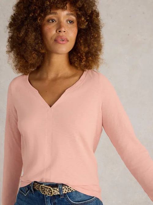 T-SHIRT À MANCHES LONGUES NELLY - Dus Pink - 52 Image 3