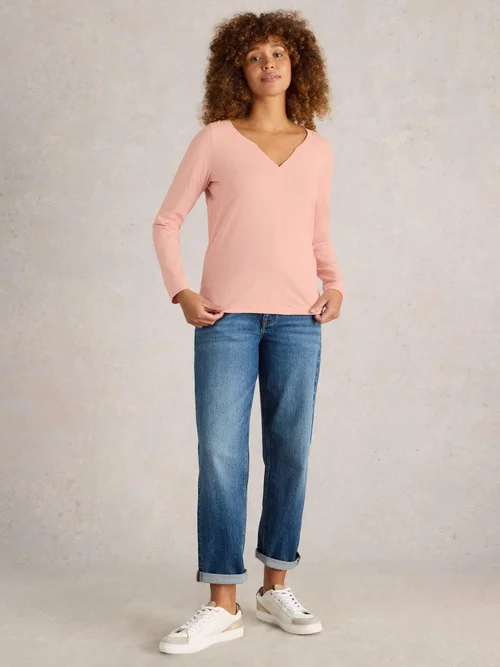 T-SHIRT À MANCHES LONGUES NELLY - Dus Pink - 52 Image 2