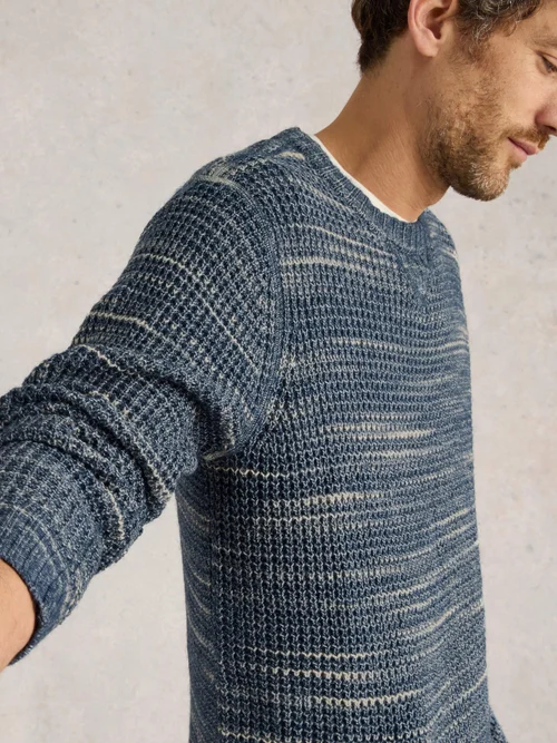Pull Combe Spacedye - Blue Mlt - XXXL Image 3