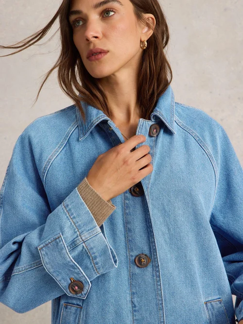 Manteau En Denim Oakleigh - Mid Denim - 52/R Image 3