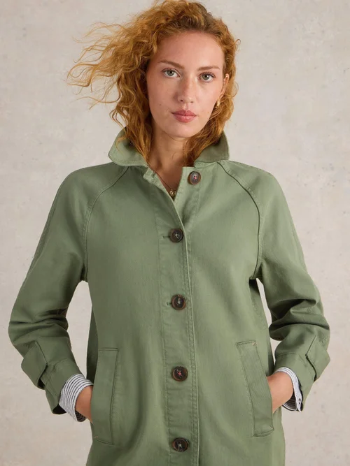 Manteau En Denim Oakleigh - Mid Green - 52/R Image 3