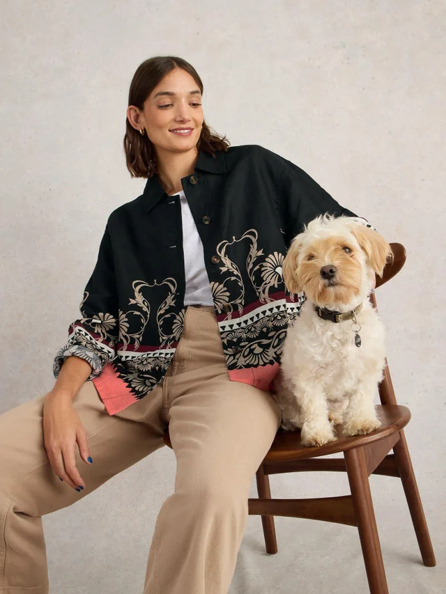 Veste en lin Carrie