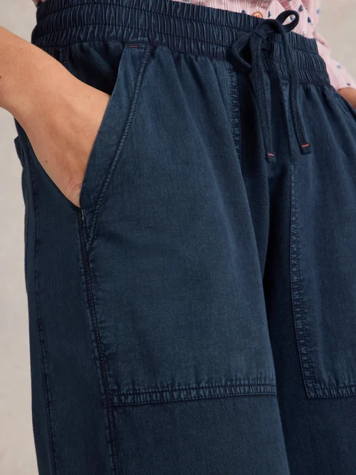 Jogging large en jersey Ava - Mid Denim - 34/R Image 3