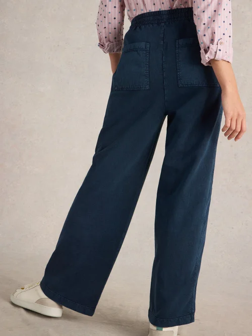 Jogging large en jersey Ava - Mid Denim - 34/R Image 4