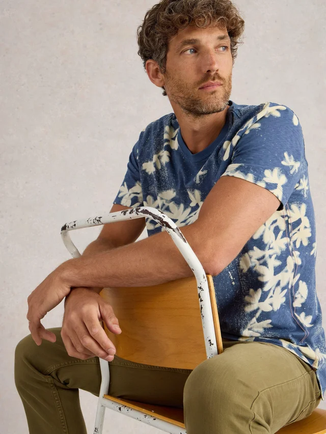 T-shirt à manches courtes imprimé floral