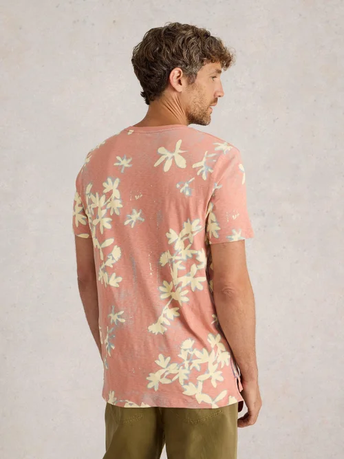 T-shirt à manches courtes imprimé floral - Pink Pr - XXXL Image 4