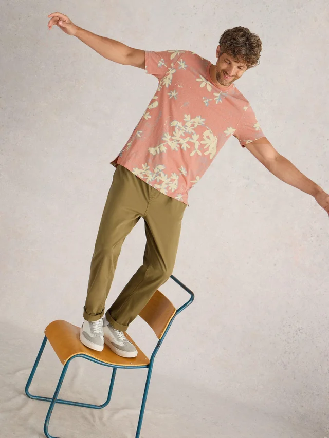 T-shirt à manches courtes imprimé floral