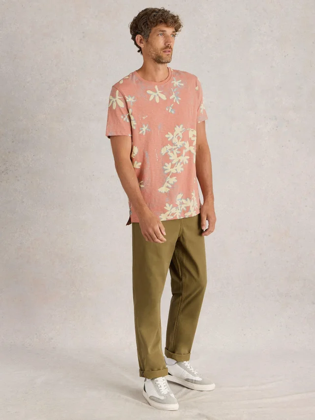 T-shirt à manches courtes imprimé floral