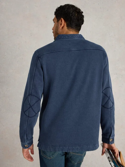 Sweat à col Brampton - Indigo Ble - XXXL Image 4