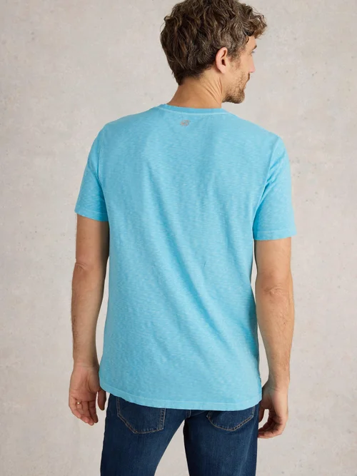 T-Shirt À Manches Courtes Abersoch - Brt Blue - XXXL Image 4