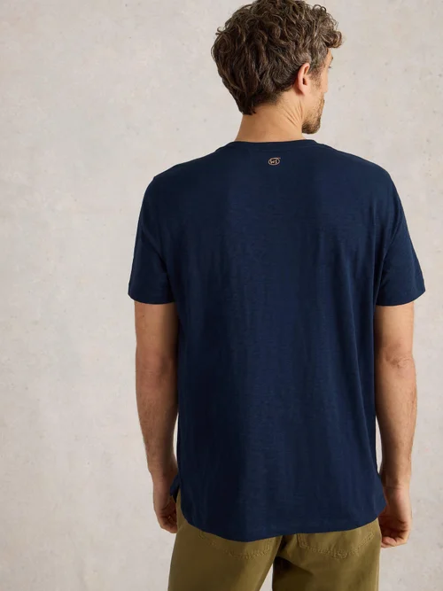 T-shirt graphique Koi Fish - Navy Pr - XS Image 4