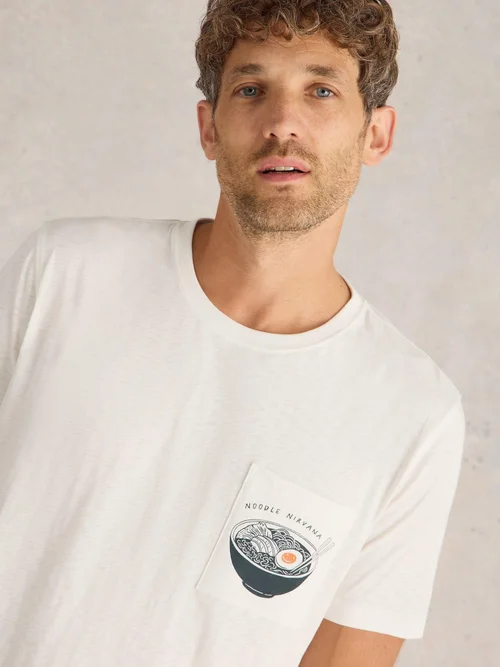 T-shirt graphique ramen - White Pr - XXXL Image 1