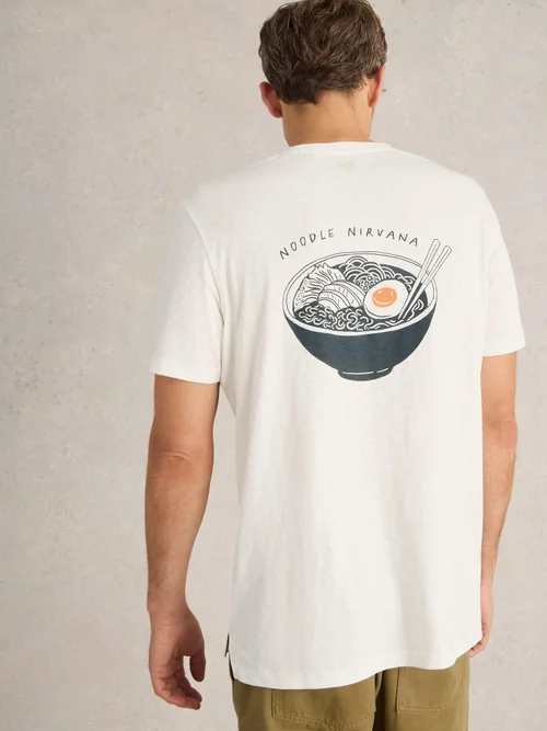 T-shirt graphique ramen - White Pr - XXXL Image 4