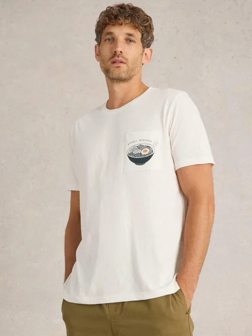 T-shirt graphique ramen - White Pr - XXXL Image 3