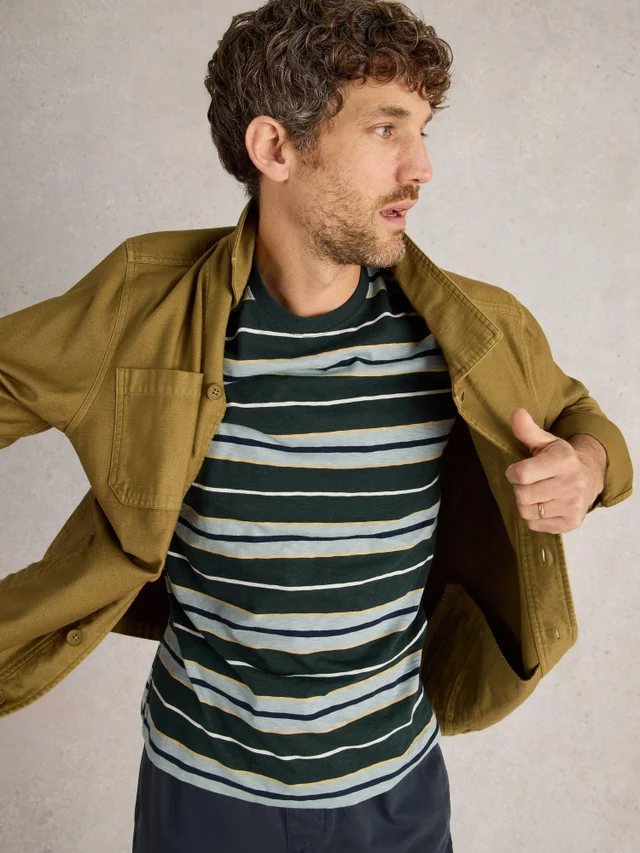 T-shirt à manches courtes rayé Abersoch