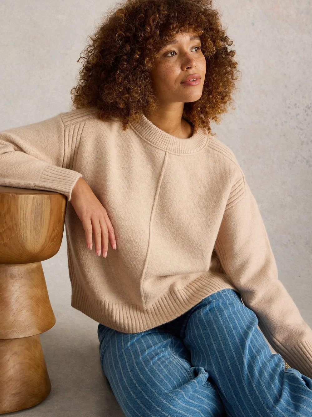 JUMPER BOXY ADORABLE - Lgt Nat - 46 Image 1