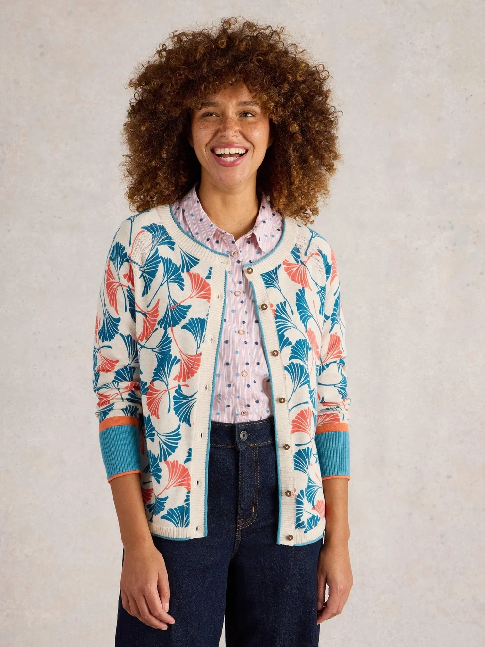 LULU CARDI IMPRIMÉ - Nat Pr - 34 Image 1