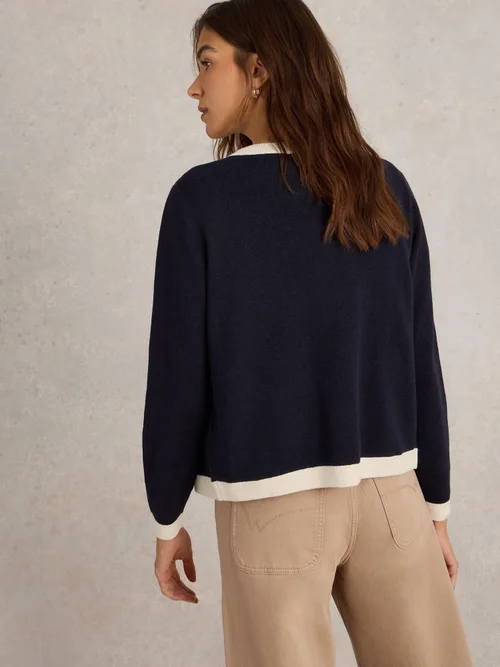 Cardigan Charlotte - Navy Multi - 52 Image 4