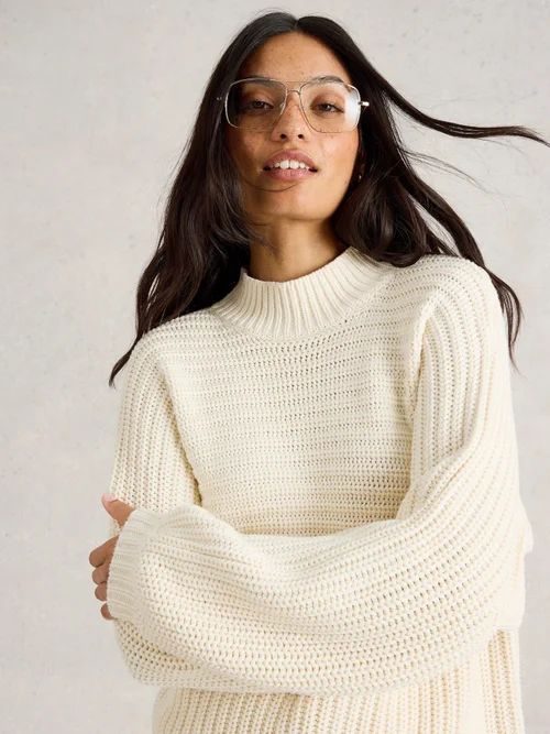PULL MARLEY MIX EN COTON - Pale Ivory - 44 Image 3
