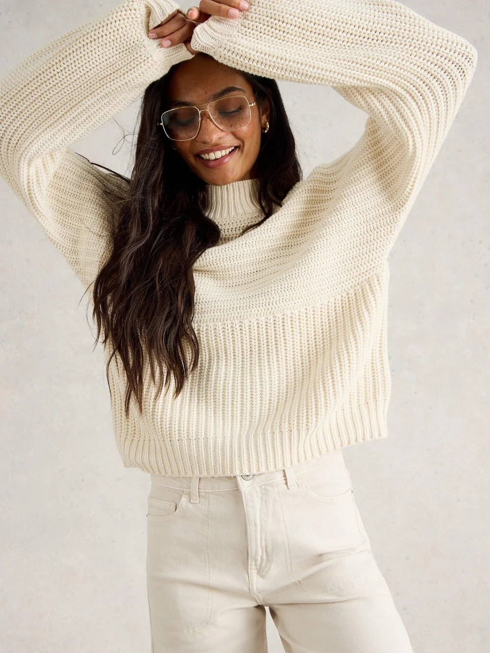 PULL MARLEY MIX EN COTON - Pale Ivory - 44 Image 1