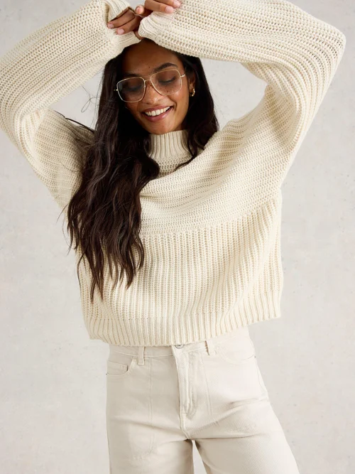 PULL MARLEY MIX EN COTON - Pale Ivory - 44 Image 1