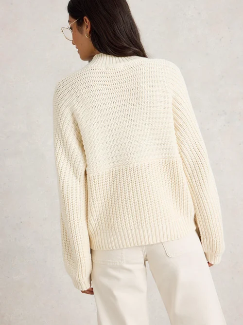PULL MARLEY MIX EN COTON - Pale Ivory - 44 Image 4