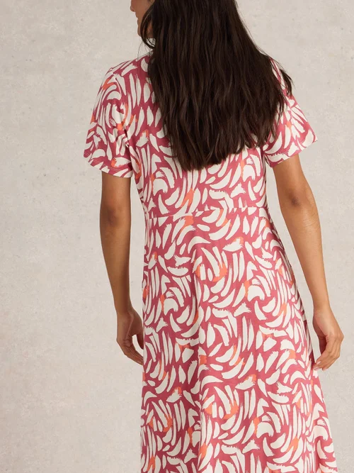 Robe Chemise En Jersey Rua - Pink Mlt - 50/R Image 4