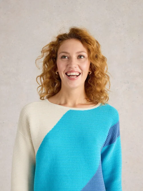 PULL JANA ABSTRACT - Brt Blue - 50 Image 1